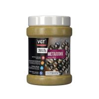 Эмаль акриловая ВД-АК-1179 VGT универсальная "МЕТАЛЛИК" золото 0,23кг (неморозостойкая)