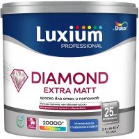 Краска Luxium Prof Diamond Extra Matt глубокоматовая база BW 2,5л