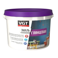 Эмаль акриловая ВД-АК-1179 VGT глянцевая супербелая база А 2,5кг