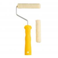 Валик 10см в сборе+ролик велюр, d6мм (4/100/15мм) KORVUS