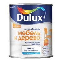 Краска для мебели ВД DULUX Мебель и дерево база BW 0,75л матовая неморозостойкая