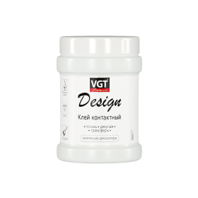 Клей акриловый VGT DESIGN контактный (поталь, декупаж, трансферы) 0,2 кг