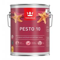 Эмаль алкидная TIKKIVALA Pesto 10 универсальная матовая база A 2,7л