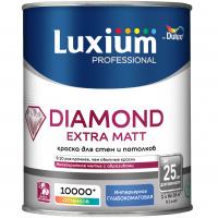 Краска ВД Luxium Prof Diamond Extra Matt глубокоматовая база BW 1л