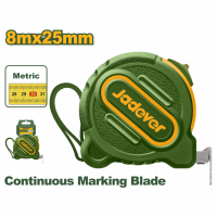 Рулетка одна кнопка 8м*25мм JADEVER