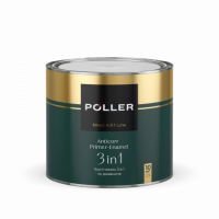 Грунт-эмаль по ржавчине 3 в 1 Poller A.R.T. белый RAL9010 2л