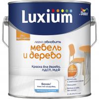 Краска для мебели и дерева Luxium база BW матовая 2л