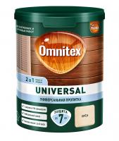 Пропитка для дерева Omnitex UNIVERSAL 2 в 1 Береза 0,9л