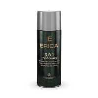 Аэрозольная грунт-эмаль по ржавчине 3 в 1 Erica серая RAL7040 520мл