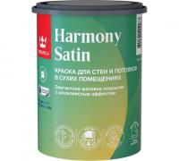 Краска TIKKURILA HARMONY SATIN база А для интерьеров шелковисто-матовая 0,9л Краска TIKKURILA HARMONY SATIN база А для интерьеров шелковисто-матовая 0,9л