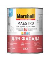 Краска ВД Maestro фасадная база BС 0,9 л глубокомат (латексная) база под колеровку