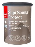 Состав для сауны термостойкий TIKKIVALA SUPI SAUNA PROTECT полуматовый база EP 0,9л