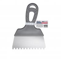 Шпатель зубчатый Эксперт 150мм, 6х6мм, нержавеющая сталь