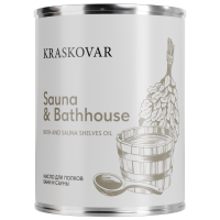 Масло Kraskovar Sauna & Bathhause для полков бани и сауны бесцветное 0,75л