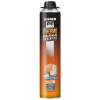 Утеплитель напыляемый ZIGGER PF THERMO профессиональный, 870мл, 940г