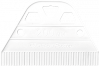 Шпатель для нанесения клея DECOR 200мм, 55мм, 3мм, зуб 1,6мм