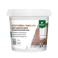 Шпатлевка-замазка Просепт по монтажной пене 1,4 кг (до -15°С)