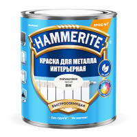 Краска для металла Hammerite интерьерная база BW 0,9л Краска для металла Hammerite интерьерная база BW 0,9л