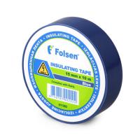 Лента изоляционная 15мм х 10м синяя Folsen