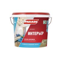 Краска PARADE W3 Интерьер белая 5л База А Краска PARADE W3 Интерьер белая 5л База А
