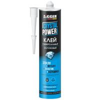 Клей «ZIGGER» POWER, каучуковый универсальный, прозрачный, 320 г