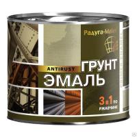 Грунт-эмаль по ржавчине РАДУГАМАЛЕР оранжевая 1,9кг