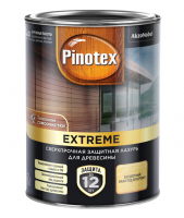 Лазурь PINOTEX-EXTREME для дерева прозрачная база BC 0.9л