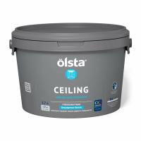 Краска OLSTA CEILING для потолков с высокой степенью белизны глубокоматовая база А 2,7 л Краска OLSTA CEILING для потолков с высокой степенью белизны глубокоматовая база А 2,7 л