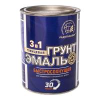 Грунт-эмаль по ржавчине быстросохнущая РАДУГАМАЛЕР черная 0,9кг Грунт-эмаль по ржавчине быстросохнущая РАДУГАМАЛЕР черная 0,9кг
