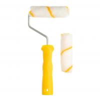 Валик 10 см в сборе+ролик полиэстер желтая нить, d6мм (10/100/15мм) KORVUS