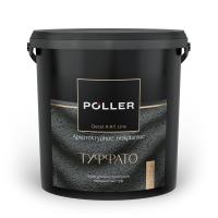 Штукатурка фактурная Poller Туффато белая 14кг