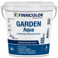 Эмаль акриловая FINNCOLOR GARDEN AQUA база A 0,9л Эмаль акриловая FINNCOLOR GARDEN AQUA база A 0,9л