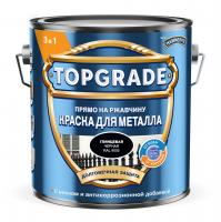 Краска 3 в 1 Topgrade гладкая черная RAL9005 2л