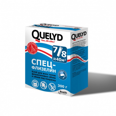 Клей обойный QUELYD Спец флизелиновый 300гр (50кв.м)