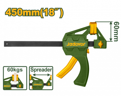 Струбцина быстрозажимная 60*450мм JADEVER