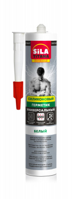Герметик силиконовый универсальный SILA TITANA прозрачный 260мл