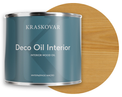 Масло для интерьера Kraskovar Deco Oil Interior бесцветный 2,2л
