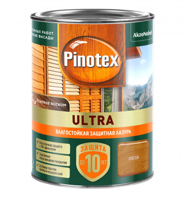 Лазурь влагостойкая PINOTEX-ULTRA орегон 0,9л