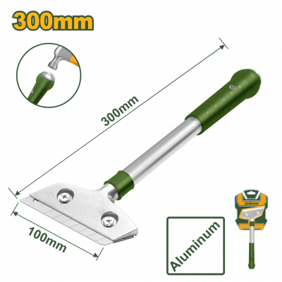 Скребок строительный 300мм ударный (лезвие18*100мм) JADEVER