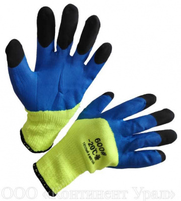 Перчатки утепленные 600 облитые вспененным латексом (черно-салатовый цвет) Перчатки утепленные 600 облитые вспененным латексом (черно-салатовый цвет)
