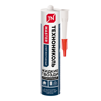 Клей акриловый ТЕХНОНИКОЛЬ MASTER Суперсильный, белый 280 мл