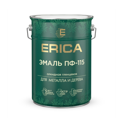 Эмаль ПФ-115 Erica желтая 5,5кг