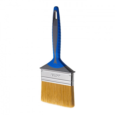 Кисть для лаков Профи 1000х12, двухкомпонентная ручка, нержавеющая сталь АКОР