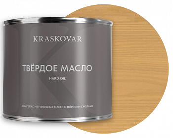 Масло повышенной прочности для лестниц и веранд Kraskovar Hard Plus ваниль 2,2л