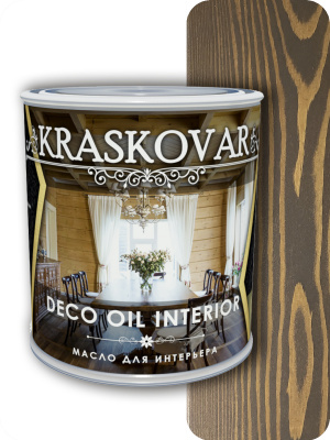 Масло для интерьера Kraskovar Deco Oil Interior палисандр 0,75л