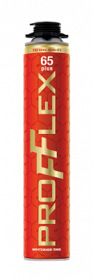 Пена профессиональная PROFFLEX PRO 65л 850мл (красный баллон)