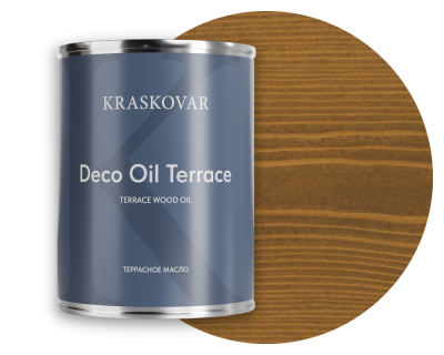 Масло для террас Kraskovar Deco Oil Terrace дуб 0,75л