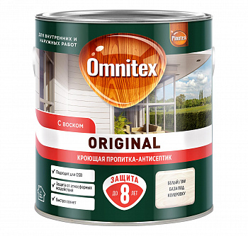 Пропитка для дерева Omnitex Original кроющая база BW 2,7л