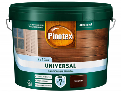 Пропитка PINOTEX-UNIVERSAL 2 в 1 Палисандр 9л.