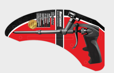 Пистолет для пены "Монтажник" Тефлон
